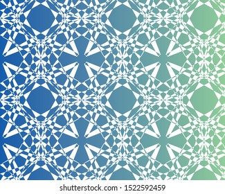 White pattern design ob gradient background for textile and wallpaper