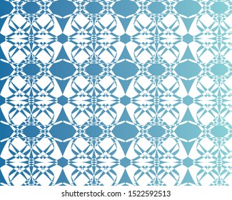 White pattern design ob gradient background for textile and wallpaper