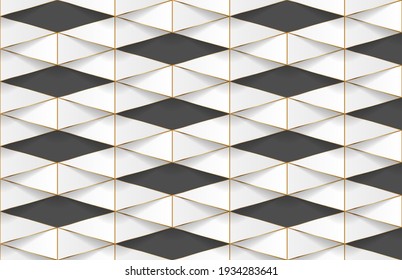Patrón blanco de formas geométricas. Banner de mosaico blanco. Fondo retro hipster geométrico con lugar para el texto. Fondo del triángulo blanco.