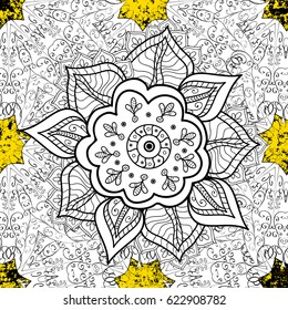 White pattern on background 