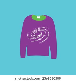 El blanco de la ropa violeta delante del fondo
