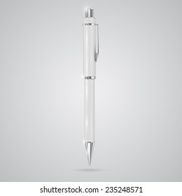 White pen, vector