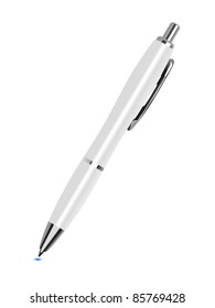 white pen, vector