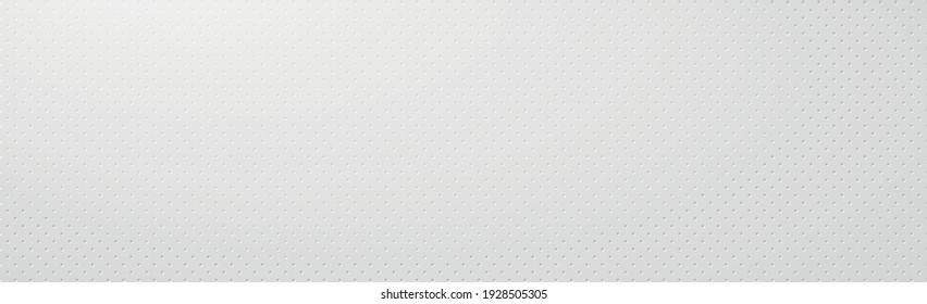 White perforated background texture with white holes and glow