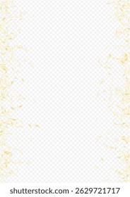 White Petal Fly Vector Transparent Background. Beige Falling Sakura Pattern. Light Flower Tender Design. Gold Cherry Beauty Poster. Summer Lotus Template.