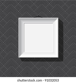White photo frame
