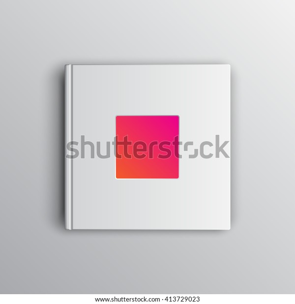 Download White Photobook Mockup Place Your Photo Stock Vector ...