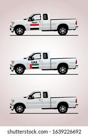 white pickup truck for jipping. Ford 250.