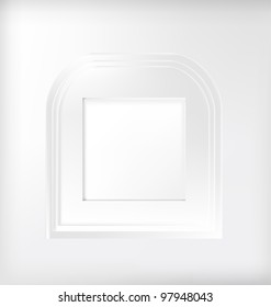 White picture frame