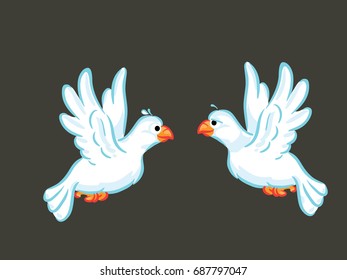 white pigeon