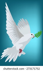 white pigeon vector 
