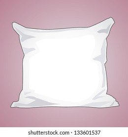 white pillow