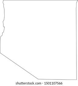 White Pine County Map In Nevada State