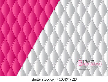 White and Pink abstract background vector illustration, cover template layout, business flyer, Leather texture luxury can be used in annual report cover design, book, banner, web page, brochure, card