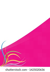 White and pink of background for your poster desing EPS 10 vector and illustration. 