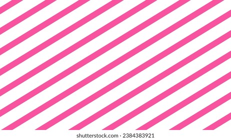 White and pink diagonal stripes