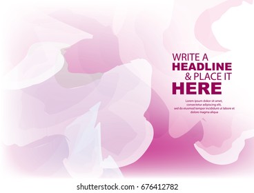 white pink magenta light background can be used for poster, banner, layout, annual report, web design, Invitation, Leaflet, texture Cover page design.