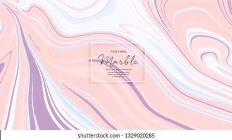 White and pink marble texture vector background