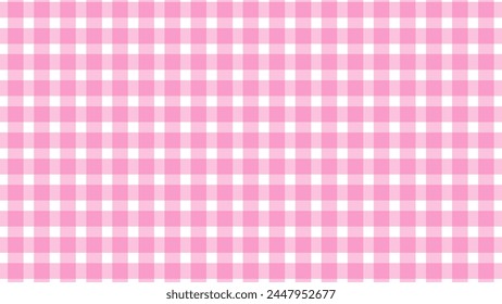 White and pink plaid pattern classic background