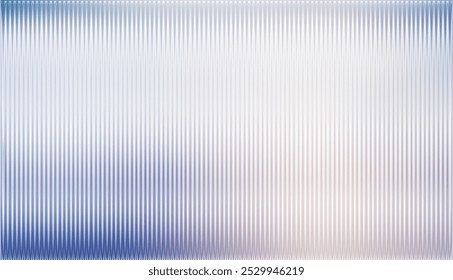 White pink purple grey blue ribbed glass. Vector ribbed glass texture background. Mesh gradient. acrylic ribbed bath surface. Reeded glass background semitransparent overlay. Bath wall window