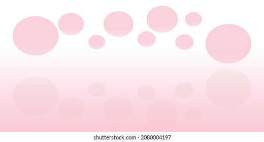 abstrakter, weißrosa runder Hintergrund