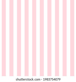 White and pink Striped Background. Seamless background. Vertical stripe pattern vector. White and pink background.