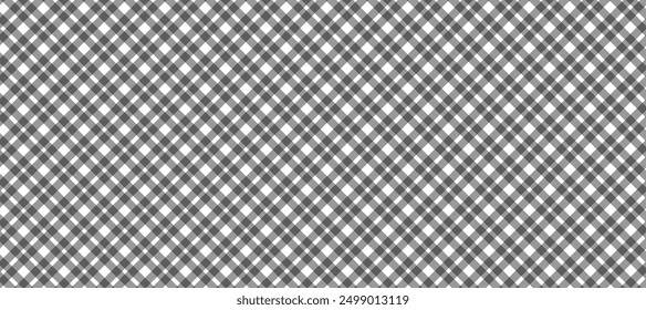 White plaid background with black diagonal lines