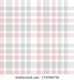 White Plaid, checkered, tartan seamless pattern suitable for fashion textiles and graphics