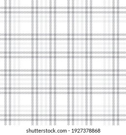 White Plaid, checkered, tartan seamless pattern suitable for fashion textiles and graphics