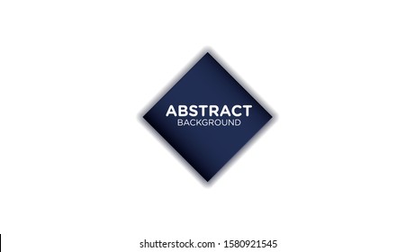 White plain background with 3d navy square,Simple background. eps10
