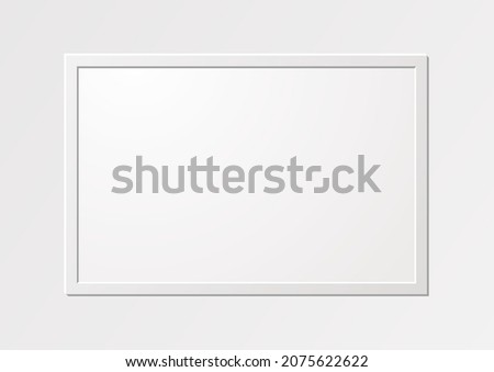 white plaque on white background 