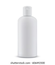 White plastic bottle