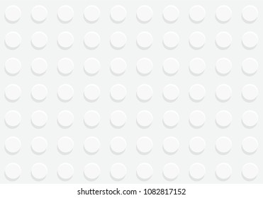 White plastic construction plate seamless pattern