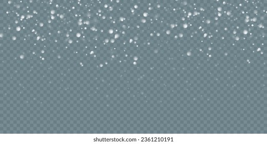 White png dust light. Bokeh light lights effect background. Christmas background of shining dust Christmas glowing light bokeh confetti and spark overlay texture for your design.