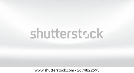 White podium with limbo background. abstract illustration