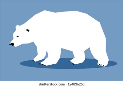 White polar bear