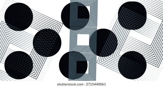 Fondo blanco de lunares con líneas geométricas brillantes. Moderno patrón de línea cuadrada azul brillante. Elegante Diseño gráfico. Concepto de tecnología futurista.