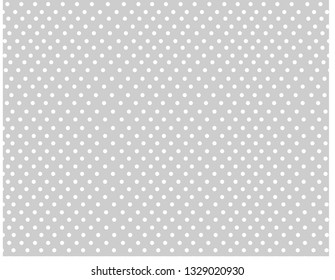 white polka dot pattern on gray background