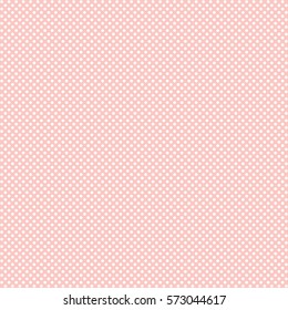 White polka dots on pink  background, pattern, vector design