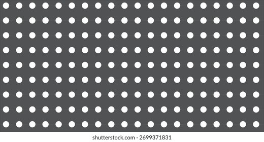 branco polka pontos padrão no fundo preto ultra-HD papel de parede