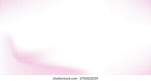 branco polka pontos padrão sobre rosa quente útil como um fundo bom efeito