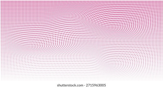 Patrón de lunares blancos sobre rosa caliente útil como un buen efecto de fondo	