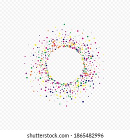 White Polka Independence Transparent Background. Effect Confetti Backdrop. FallingFestive Dust Banner. Rainbow Splash Invitation Wallpaper.