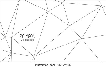 white polygon background