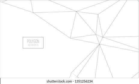 White Polygon Background