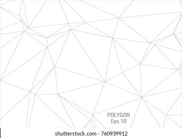 white polygon background