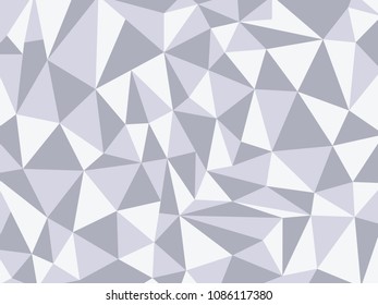 White polygonal background for design. Geometric abstraction.