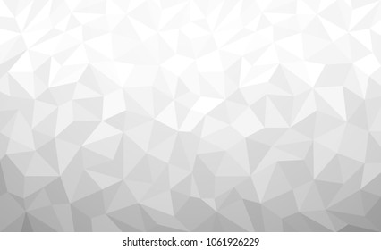 White Polygonal background, Vector illustration, Business Design Templates.