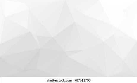 White Polygonal Low Poly Backdrop Background Wallpaper Vector Illustration Abstract