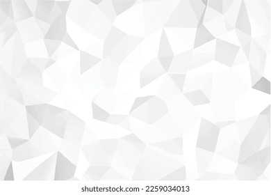 White Polygonal Mosaic Background, Creative Business Design Templates